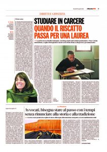 Intervista Prof.ssa Santangelo - IL RIFORMISTA NAPOLI 19.4.2022